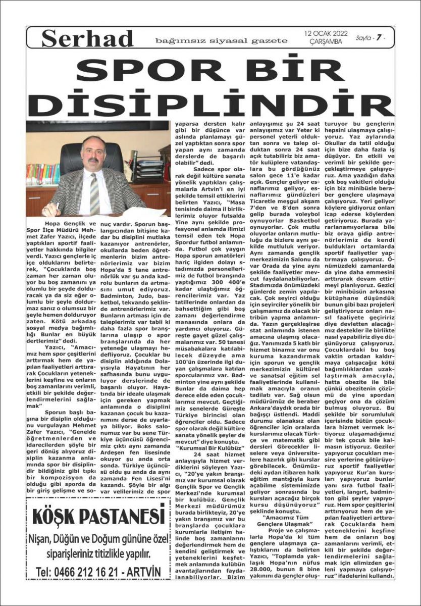 Serhad Artvin Gazetesi
